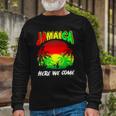 Jamaica Here We Come Jamaica Calling Long Sleeve T-Shirt T-Shirt Gifts for Old Men
