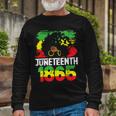 Juneteenth Is My Independence Day Black Freedom 1865 Long Sleeve T-Shirt T-Shirt Gifts for Old Men