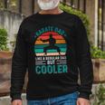 Karate Dad Like Regular Dad Only Cooler Fathers Day Long Sleeve T-Shirt Gifts for Old Men