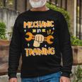 Little Future Mechanic In Training Car Auto Proud Dad Long Sleeve T-Shirt Gifts for Old Men