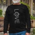 Love Guitar Musical Instrument Musician Long Sleeve T-Shirt T-Shirt Gifts for Old Men