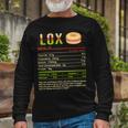 Lox Nutrition Facts Funny Christmas 12 Shirt Unisex Long Sleeve Gifts for Old Men