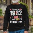 Made 1962 Floral 60 Years Old 60Th Birthday 60 Years Long Sleeve T-Shirt Gifts for Old Men