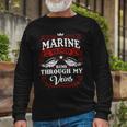 Marine Name Shirt Marine Name Long Sleeve T-Shirt Gifts for Old Men