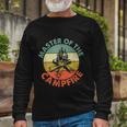 Master Of The Campfire Dad Camping Camping Dad Long Sleeve T-Shirt Gifts for Old Men