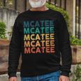 Mcatee Name Shirt Mcatee Name Long Sleeve T-Shirt Gifts for Old Men