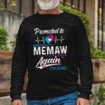 Memaw Promoted To Memaw Again Est 2022 Grandma Long Sleeve T-Shirt T-Shirt Gifts for Old Men