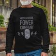 Mitochondria Biology Teacher Long Sleeve T-Shirt Gifts for Old Men