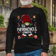 Motorcycle Gnome Buffalo Plaid Red 460 Shirt Unisex Long Sleeve Gifts for Old Men