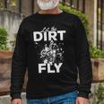 Motorcycle Let The Dirt Fly Dirtbike 494 Shirt Unisex Long Sleeve Gifts for Old Men