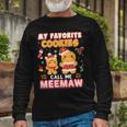 My Favorite Cookies Call Me Meemaw 882 Shirt Unisex Long Sleeve Gifts for Old Men