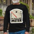 My Give A Shit Meter Is Empty Sarcastic Autocollant 393 Trending Shirt Unisex Long Sleeve Gifts for Old Men