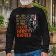 My Son Is A Soldier Hero Proud Army 708 Shirt Unisex Long Sleeve Gifts for Old Men