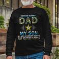 My Son Wears Combat Bootsproud Army 690 Shirt Unisex Long Sleeve Gifts for Old Men