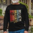 I Do My Own Stunts Mountain Bike Biking Biker Long Sleeve T-Shirt Gifts for Old Men