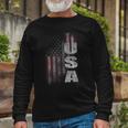 Patriotic Usa American Flag V2 Long Sleeve T-Shirt T-Shirt Gifts for Old Men