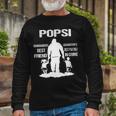 Popsi Grandpa Popsi Best Friend Best Partner In Crime Long Sleeve T-Shirt Gifts for Old Men