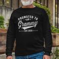 Promoted To Grammy 2022 Vintage Mom Wife Ideas New Mom Long Sleeve T-Shirt T-Shirt Gifts for Old Men