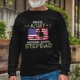 Proud Army National Guard Stepdad Long Sleeve T-Shirt T-Shirt Gifts for Old Men