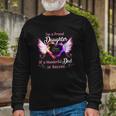 Im A Proud Daughter Of A Wonderful Dad In Heaven David 1986 2021 Angel Wings Heart Long Sleeve T-Shirt T-Shirt Gifts for Old Men