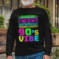 Retro Aesthetic Costume Party Outfit 90S Vibe Long Sleeve T-Shirt Gifts for Old Men