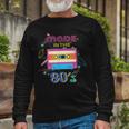 Retro Dance Party Disco Birthday Made In 80S Cassette Tape Long Sleeve T-Shirt Gifts for Old Men