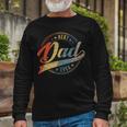 Retro Vintage Best Dad Ever Father Daddy Fathers Day Long Sleeve T-Shirt T-Shirt Gifts for Old Men