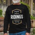 Ridings Name Ridings Premium Quality Long Sleeve T-Shirt Gifts for Old Men