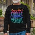 Save The Chubby Mermaids Mermaid Long Sleeve T-Shirt Gifts for Old Men