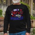 Shes My Sparkler 4Th Of July Matching Couples Long Sleeve T-Shirt Gifts for Old Men