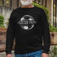 Soccer Papa Matching Team Player Sport Lover Dad Long Sleeve T-Shirt T-Shirt Gifts for Old Men