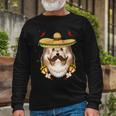 Sombrero Dog I Cinco De Mayo Havanese V2 Long Sleeve T-Shirt Gifts for Old Men