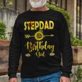 Stepdad Of The Birthday Girl Dad Sunflower Long Sleeve T-Shirt Gifts for Old Men