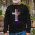 Ulcerative Colitis Awareness Christian Long Sleeve T-Shirt T-Shirt Gifts for Old Men