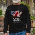 Ultra Maga And Proud Of It The Great Maga King Trump Supporter Long Sleeve T-Shirt T-Shirt Gifts for Old Men