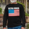 Ultra Maga Us Flag V2 Unisex Long Sleeve Gifts for Old Men