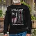 Ultra Maga We The People Proud Republican Usa Flag V2 Unisex Long Sleeve Gifts for Old Men