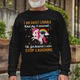 Unicorn Kind Rainbow Graphic Plus Size Long Sleeve T-Shirt T-Shirt Gifts for Old Men
