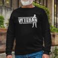 Veteran Veteran Veterans 74 Navy Soldier Army Military Long Sleeve T-Shirt Gifts for Old Men