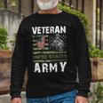 Veteran Veterans Day Us Army Veteran 8 Navy Soldier Army Military Long Sleeve T-Shirt Gifts for Old Men
