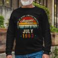 Vintage 60Th Birthday Awesome Since July 1962 Epic Legend Long Sleeve T-Shirt Gifts for Old Men