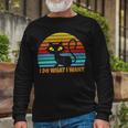 Vintage Black Cat Lover 272 Shirt Unisex Long Sleeve Gifts for Old Men