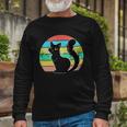 Vintage Black Cat Lover 307 Shirt Unisex Long Sleeve Gifts for Old Men