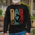 Vintage Motocross Dad Dirt Bike Fathers Day 4Th Of July Long Sleeve T-Shirt Gifts for Old Men