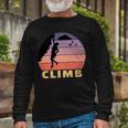 Vintage Retro Rock Climber 174 Shirt Unisex Long Sleeve Gifts for Old Men