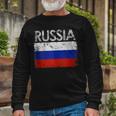 Vintage Russia Russian Flag Pride 500 Trending Shirt Unisex Long Sleeve Gifts for Old Men