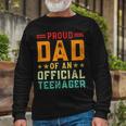 Vintage Thirteen Retro Proud Dad Of An 544 Shirt Unisex Long Sleeve Gifts for Old Men