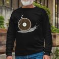 Vinyl Snail Vinyl Records Dj Vinyl Slug Lp Collector 155 Trending Shirt Unisex Long Sleeve Gifts for Old Men