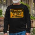 Warning Do Not Touch My Tools 198 Shirt Unisex Long Sleeve Gifts for Old Men