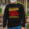 Warning Official Teenager Do Not Approach 13Th Birthday Long Sleeve T-Shirt Gifts for Old Men